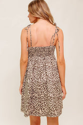 TOO SWEET - LEOPARD PRINT MINI DRESS